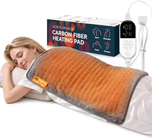 158℉ High-Heat 15s Heating Pad for Back/Neck/Shoulder Pain