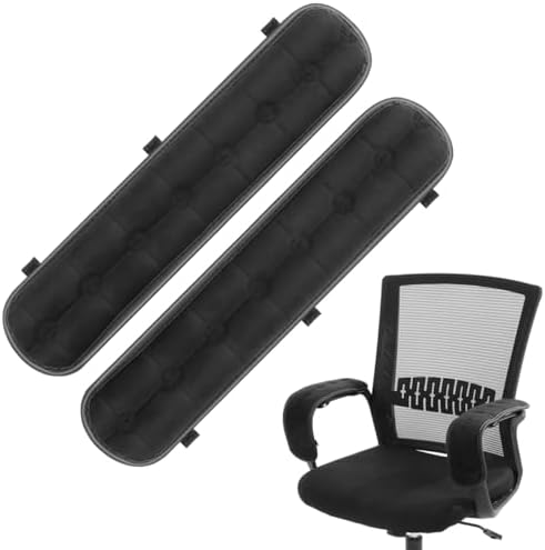 VILLCASE 1 Pair Chair Armrest Pads, Washable Padded Armrest Covers