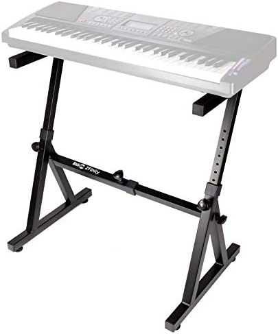 RockJam RJZZ363 Z Style Keyboard Stand, Heavy Duty & Height Adjustable