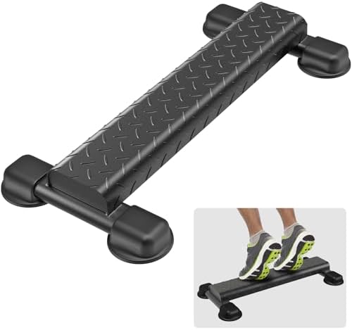 Steel Calf Raise Bar, Calf Raise Block with Anti Slip Platform