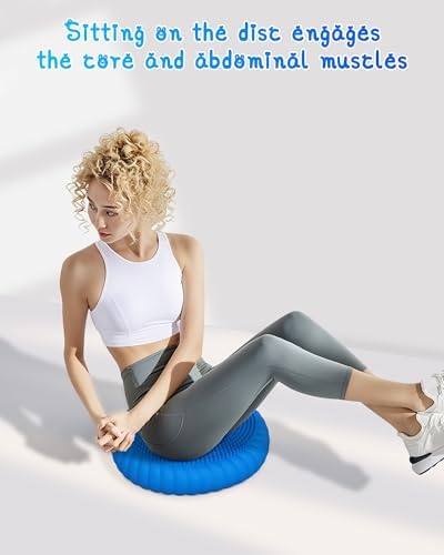 Wobble Cushion with Inflation Pump - Wiggle Seat Balance Disc