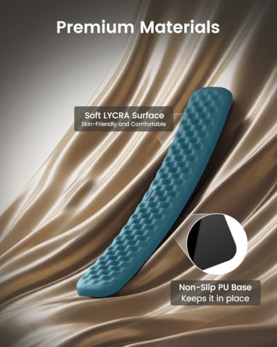 ProtoArc KP50 Ergonomic Wrist Rest for Keyboard with Lycra Surface, Blue