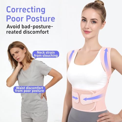 Posture Corrector for Women Men Back Brace Support Straightener Scoliosis
