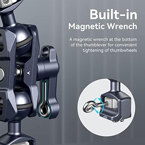 SmallRig Camera Magic Arm, Flexible Articulating Arm with 1/4'' Screws