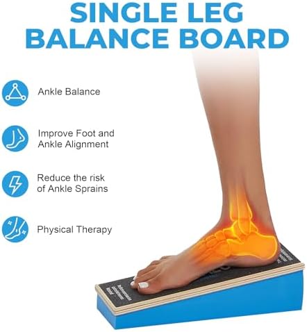 Athletic Balance Boards,Slant Board,Wobble Board,Balance Wedge for Condition Your Body and Prevent Injury