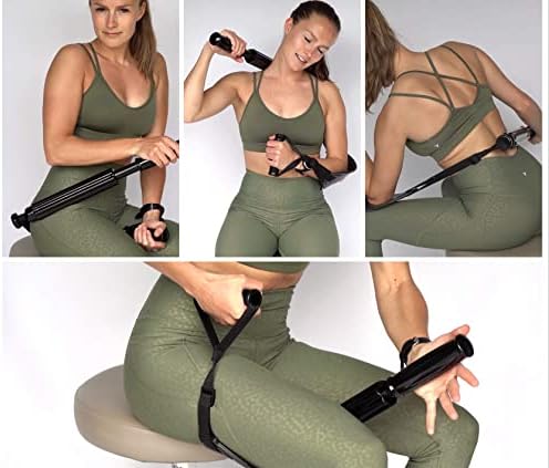 The Relēver by Nexxbar - Self Leveraged Deep Tissue Foam Roller, Muscle Spasm & Trigger Point Pain Relief Massage Tool