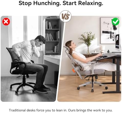 Newtral Smart Motorized Tilt Desk + Ergonomic Office Chair Bundle