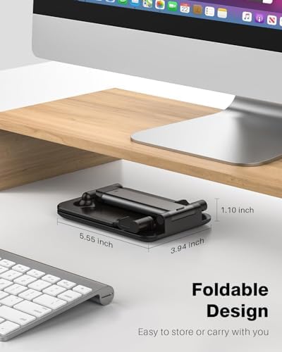 Anozer Tablet Stand Foldable & Adjustable,Portable Monitor Stand