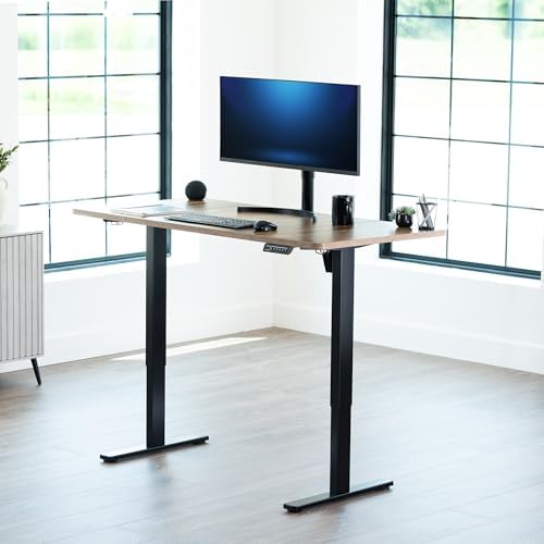 VIVO Reclaimed Wood 60 x 30 in Standing Desk, DESK-KIT-1B6P-30