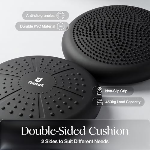 Tumaz Wobble Cushion Wiggle Seat Core Balance Disc with Pump