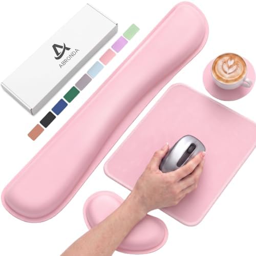 Office Ergonomic Memory Foam Computer Mouse and Keyboard Wrist Rest pad Support Carpal Tunnel, Wrist Rest for Keyboard and Mouse, Wrist Support Set