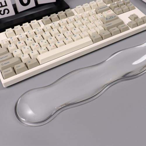 Gel Keyboard Wrist Rest,White Wrist pad for Computer Keyboard