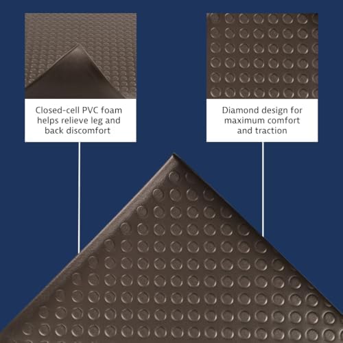 NoTrax 417 Bubble Sof-Tred™ with Dyna-Shield® 2' x 6' x 1/2" Anti Fatigue