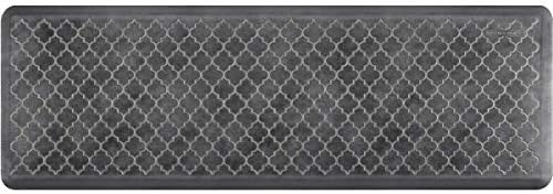 WellnessMats Trellis Collection Anti-Fatigue Floor Mat, Polyurethane – Ergonomic Support Pad for Home, Kitchen, Garage, Office Standing Desk – Water Resistant - Made in USA