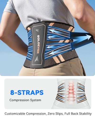 Ultra Breathable Back Brace for Lower Back Pain Relief Medical Grade