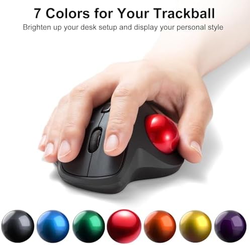 SANWA 34mm/1.34in Trackball, Replacement Ball for Logitech m575, m570, MX Ergo, Perixx, Kensington, Elecom, and Other Compatible Trackball Mouse, Glossy Yellow