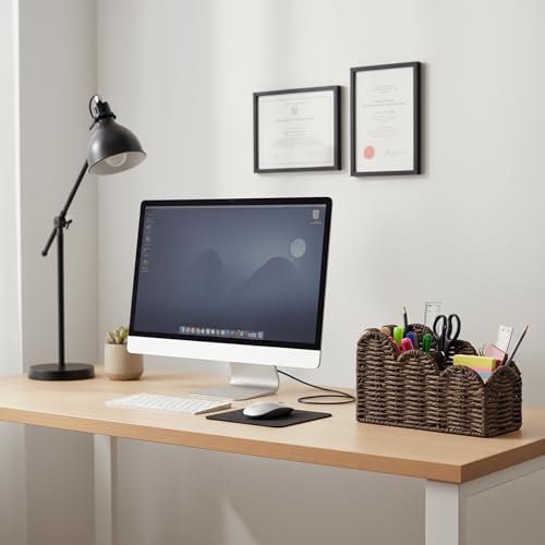 CubesLand Bedside Table Desk Organizer Caddy, Remote Pen&Pencil Holder Cup