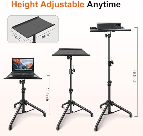 Ramzi Projector Stand,Projector Laptop Stand Tripod Laptop Tripod Stand