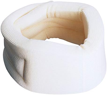 Carex Cervical Collar For Neck Pain - Neck Brace For Neck Pain Relief - Neck Collar After Whiplash or Injury, Made Of Soft Cotton