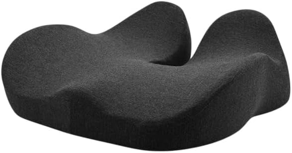 Seat Cushion – Orthopedic Memory Foam Back Relief Pillow for Office Chair, Car & Home, Ergonomic Breathable Woven Design for Long Sitting Comfort, Posture Correction & Pain Relief