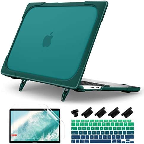 Batianda Heavy Duty Case for MacBook Air 13 Inch 2018-2020, Deep Teal