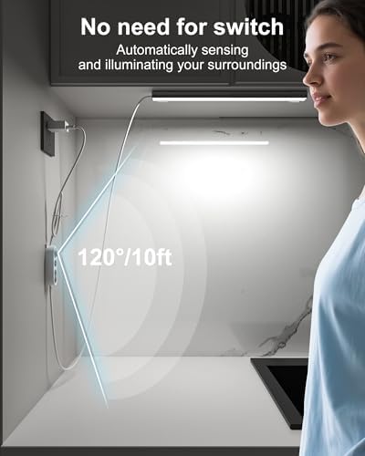 ASOKO Motion Sensor LED Under Counter Light 14.5in 3 Color