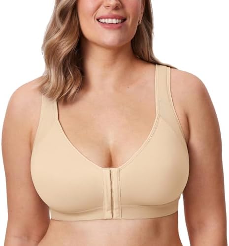 DELIMIRA Women's Front Closure Posture Support Bras