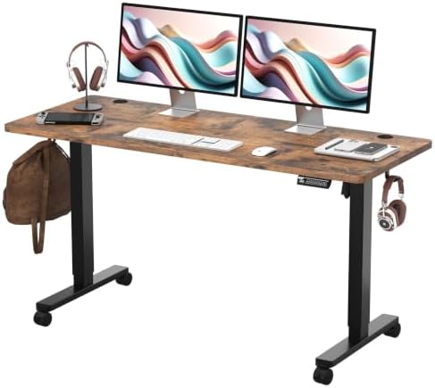 Monomi 59"x24"Electric Standing Desk Adjustable Height Computer Desk
