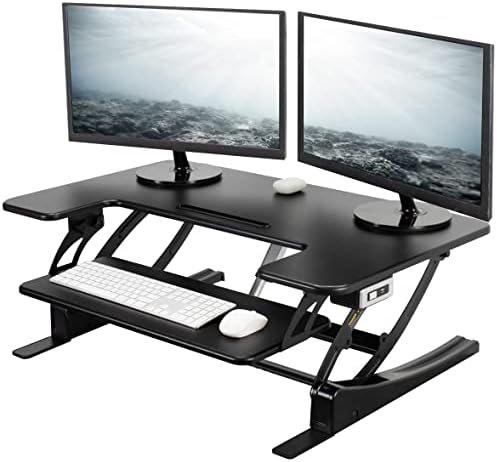 VIVO Black 36 in Electric Desk Converter, DESK-V000VE