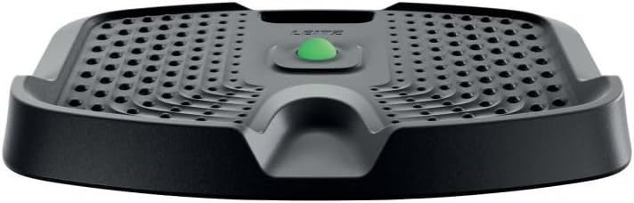 Leitz Ergonomic Anti Fatigue Mat for Standing Desks, Padded with PU Foam, Scratch Resistant and Wipe-Clean, Non-Slip Mat for Standing Workplace, Includes Removable Massage Ball