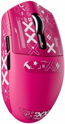 ATTACK SHARK G3 Wireless Gaming Mouse,Berry Red&Sticker