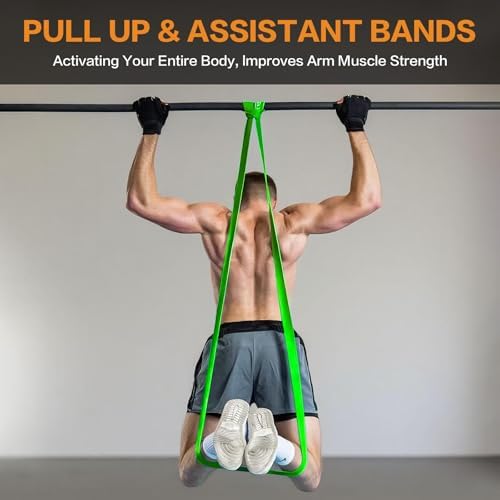 Exercise Bands, Resistance Bands for Working Out, Workout Bands, Pull up Assist Bands, Stretch Bands for Exercise at Home/Gym -Afu