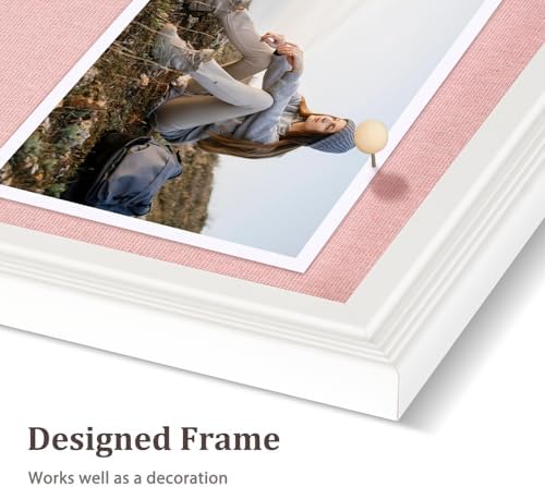 DOLLAR BOSS Bulletin Boards with Linen, 36"x24" Pink Cork Board, White
