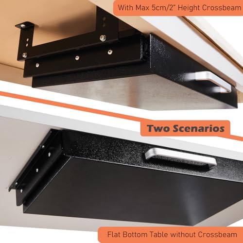 Under Desk Drawer Organizer 21", Large Desk Pencil Storage Drawer