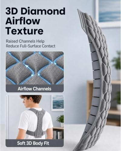 OFIR Teen Boys Posture Corrector, Upper Back Reminder for Studying