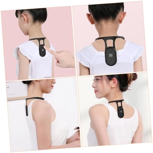 Posture Corrector Device Vibration Reminder Portable Sitting Posture Trainer for Students and Adults Neck Hanging Sensor for Correcting Hunching and Slouching