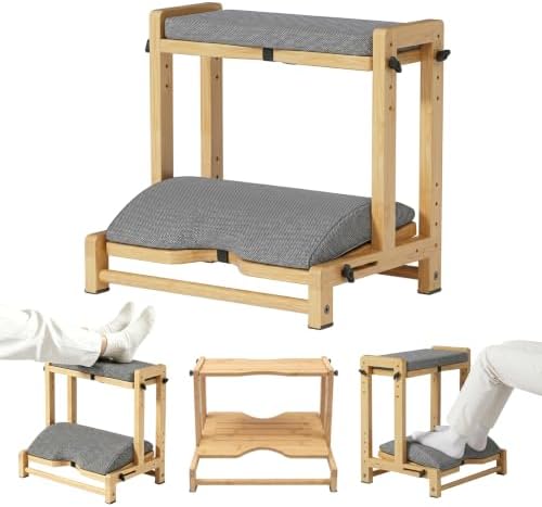 2-Tier Foot Rest Under Desk for Office, Gaming & Study