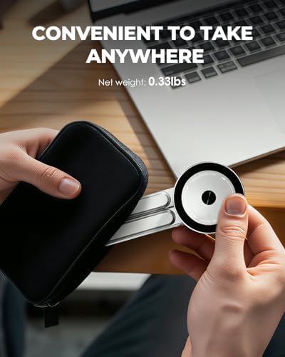 SupeDesk Adjustable Laptop Stand, 3-in-1 Magnetic Stand for Laptop & Tablet