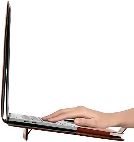 MOSISO PU Leather Sleeve Case Compatible with MacBook Air 13.6 inch