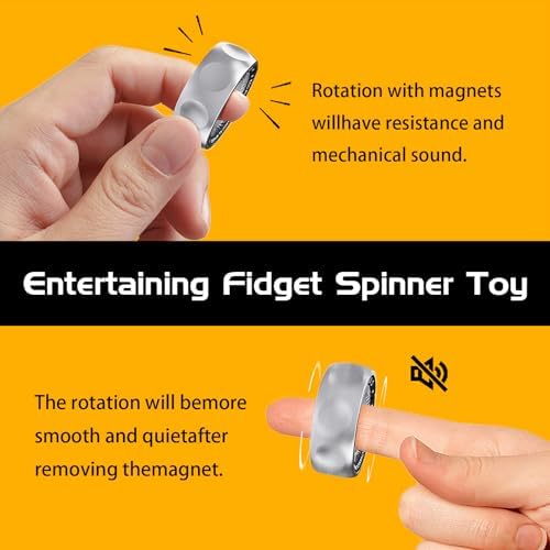 Magnetic Fidget Ring Spinner–DIY Mechanical EDC Toy for Adults