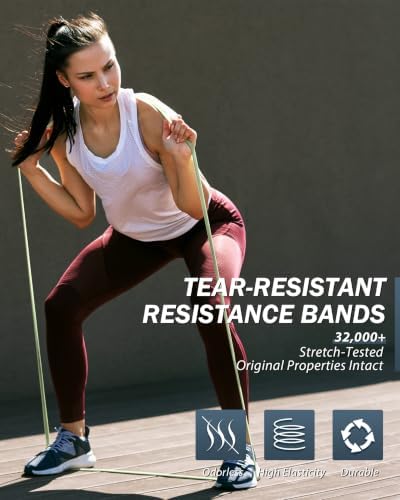 Resistance Bands for Working Out,5-Level Elastic Exercise Bands