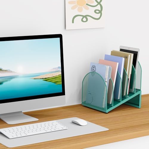 5-Section Desk File Organizer