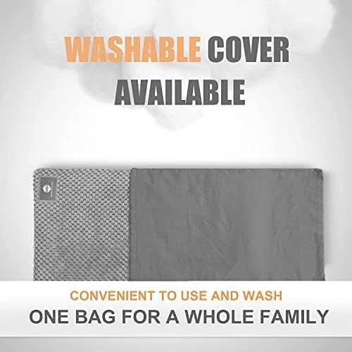 UNCN Wide Microwave Heating Pad with Washable Cover 9.5 x 16in Microwavable