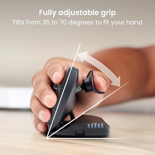 Contour Unimouse Ergonomic Vertical Mouse, Adjustable Thumb Rest, Wireless