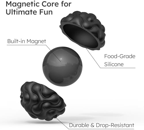 Magnetic Sensory Fidget Balls (8PCS), Weighted Magnet Balls Fidget Toys