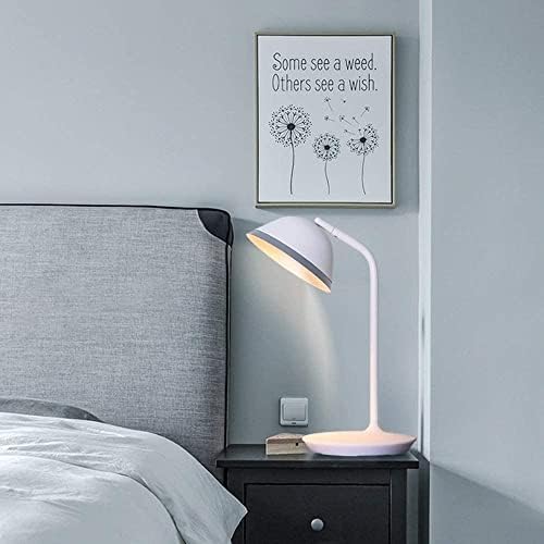 LED Desk Lamp with Eye Protection - 2700K Warm Light for Bedroom, College, and Office Use