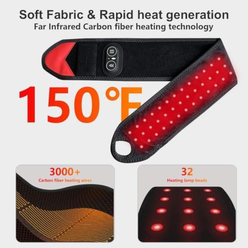 Cordless Wrist Heating Pad Wrap, Heated Carpal Tunnel Wrist