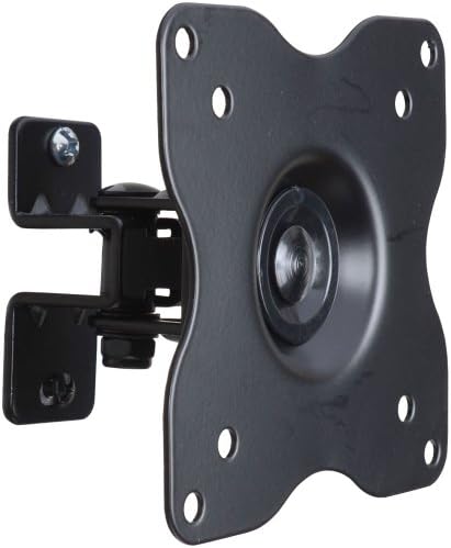 VideoSecu ML411B Adjustable Tilt Swivel Rotation TV Wall Mount Bracket for 19" to 42" LCD LED TV and Monitor (Max 44 lbs, VESA 100/75) Black 1FF