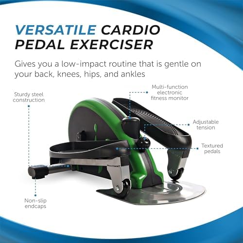 Stamina InMotion E1000 Compact Lower-Body Strider Elliptical, Orange