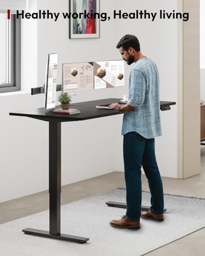 SANODESK Dual Motor 71''x 32'' Large Height Adjustable Standing Desk